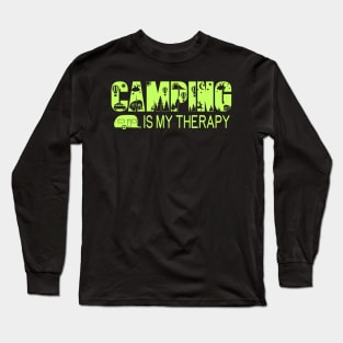 Camping is my Therapy Long Sleeve T-Shirt